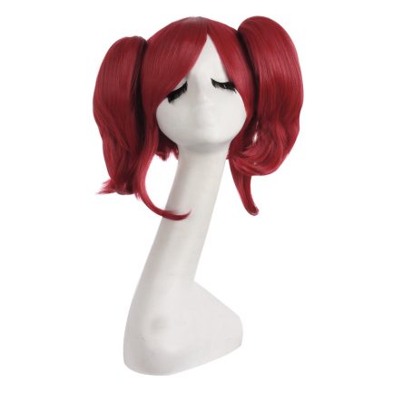 16 Inch/40cm  Sweet and Lovely Straight Anime  Wigs (Red)