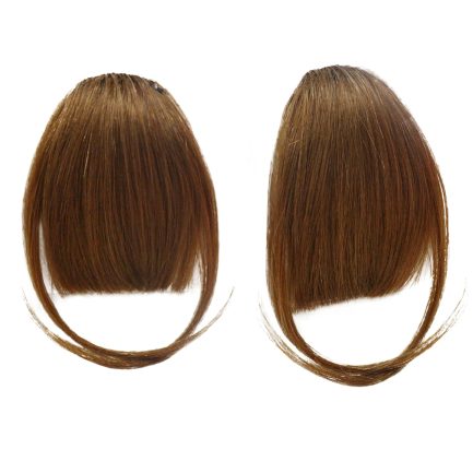 Bangs Hair Clip Extensions-100% Human Hair, Clip on Bangs Wispy Bangs with Temples Hairpieces for Women,Fake bangs for Daily Wear